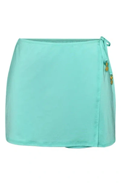 Sunshine 79 Cover-up Wrap Skirt In Gray