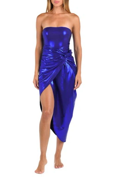 Sunshine 79 Sea Convertible Cover-up Skirt In Blue