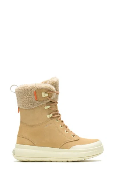 Merrell Marquette Thermo Waterproof Faux Shearling Lined Boot In Brown