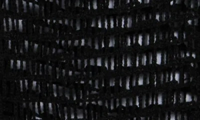 Forgotten Grace Scallop Trim Crochet Sweater In Black