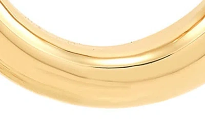 Frankie & Zoe Tubular Hoop Earrings In Gold