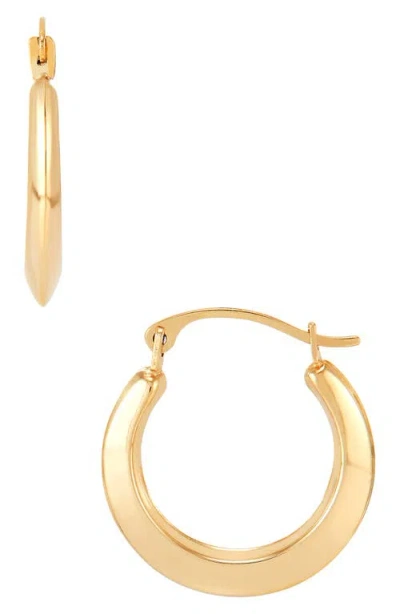 Frankie & Zoe Graduated Hoop Earrings In Gold