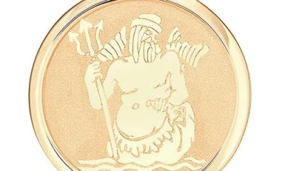 Frankie & Zoe Astrology Medallion Pendant Necklace In Gold