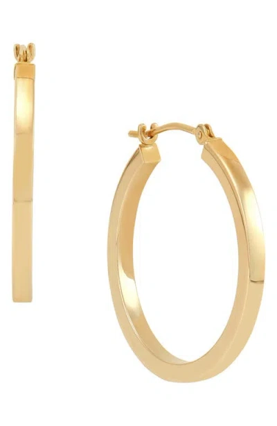 Frankie & Zoe Tubular Hoop Earrings In Gold