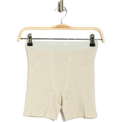 Re/done Rib Boxer Shorts In Gray