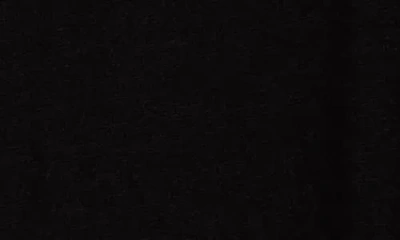 Renee C Rib Knit V-neck Top In Black