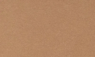 Renee C Cowl Neck Long Sleeve Brushed Knit Crop Top In Brown