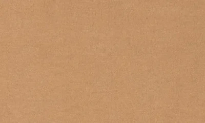 Renee C Cowl Neck Long Sleeve Brushed Knit Crop Top In Brown