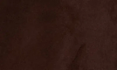 Renee C Faux Suede Flare Skirt In Brown