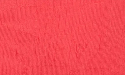 Volcom Blossom Daze Novelty Textured Underwire Bikini Top In Red