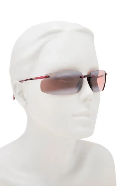 Maui Jim 63mm Core Polarized Rectangular Sunglasses In Multi