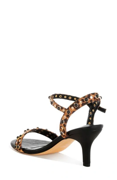 Rag & Co Laro Embellished Sandal In Black
