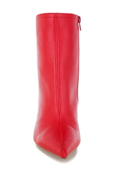 Rag & Co Farnak Pointed Toe Bootie In Red