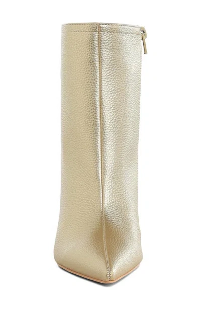 Rag & Co Tentia Pointed Toe Bootie In Gold