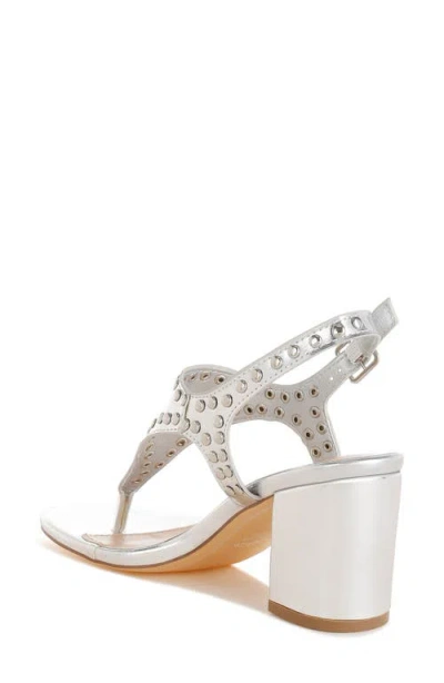 Rag & Co Chan Studded Sandal In Silver