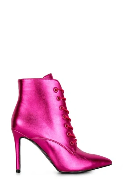 Rag & Co Piet Pointed Toe Bootie In Animal Print