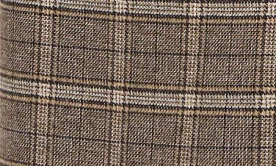 Ookie & Lala Plaid Front Slit Maxi Skirt In Multi