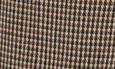 Ookie & Lala Houndstooth Front Slit Maxi Skirt In Multi