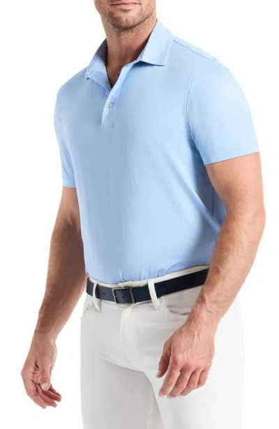 Robert Graham Elias Basket Weave Polo In Light Blue