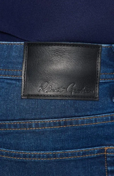 Robert Graham Lance Straight Leg Jeans In Blue