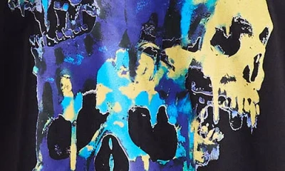 Robert Graham Scream Skull Graphic T-shirt In Multi