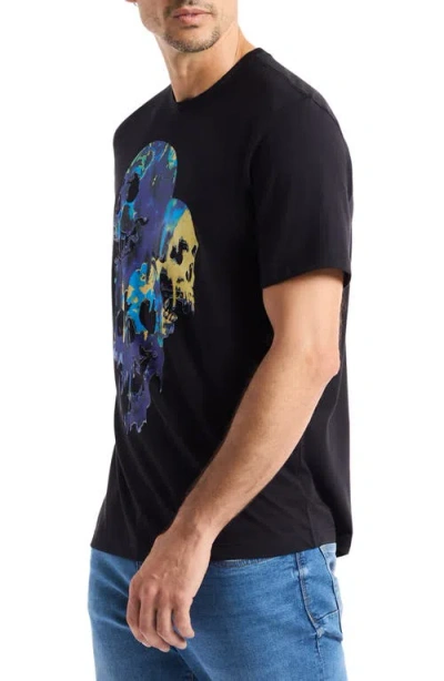Robert Graham Scream Skull Graphic T-shirt In Multi