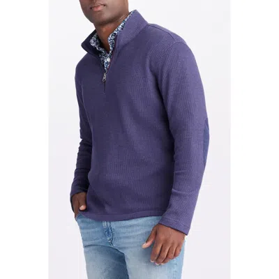 Robert Graham Shepton Quarter Zip Knit Pullover In Multi
