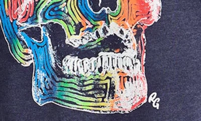 Robert Graham Neon Bones Graphic Sweatshirt In Blue