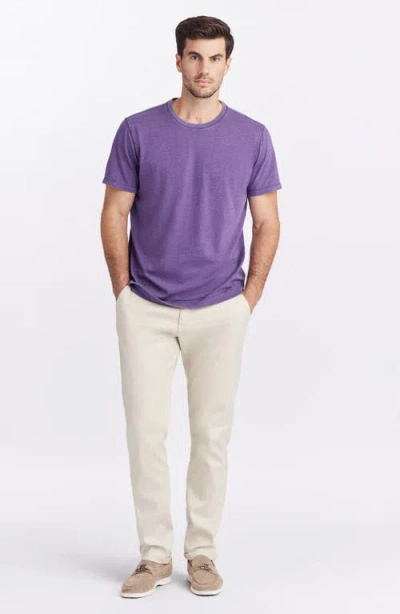 Robert Graham Durgan Knit T-shirt In Purple