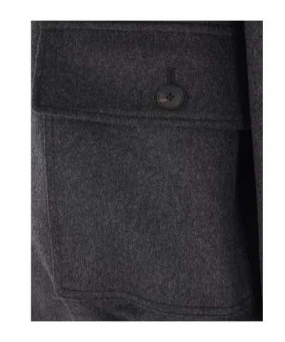 Auralee Cashmere Zip Jacket In Blue