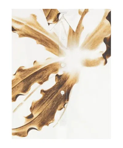 Dries Van Noten Long Sleeve Shirt In White