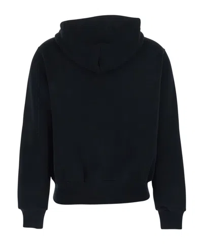 Polo Ralph Lauren Zip-up Drawstring Hoodie In Black