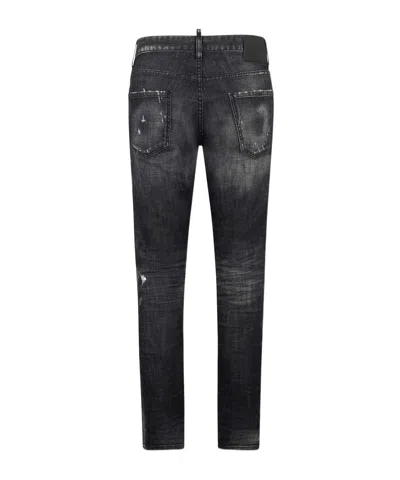 Dsquared2 Betl-loop Five-pocket Jeans In Black