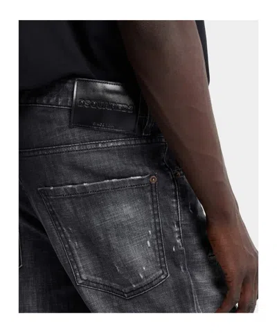Dsquared2 Betl-loop Five-pocket Jeans In Black