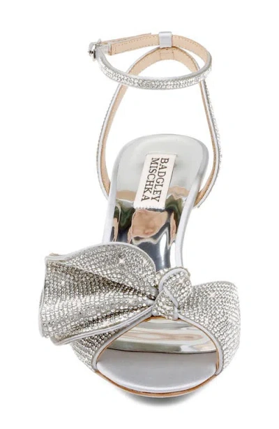 Badgley Mischka Collection Remi Sandal In Silver