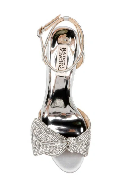 Badgley Mischka Collection Remi Sandal In Silver