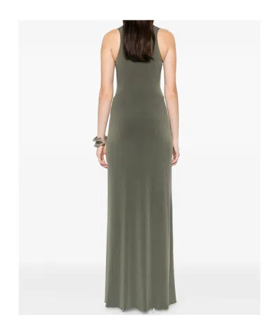 Coperni Sleeveless Dress In Green