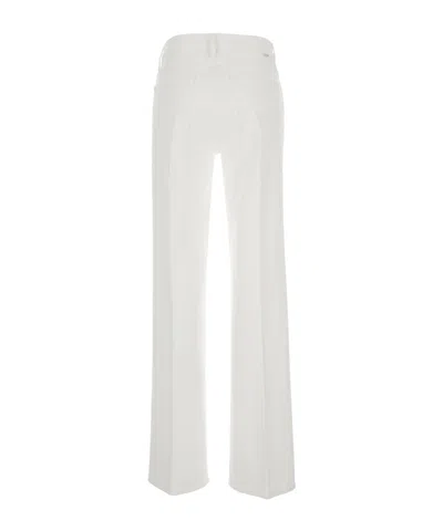 Mother Belt Loop Jeans In White