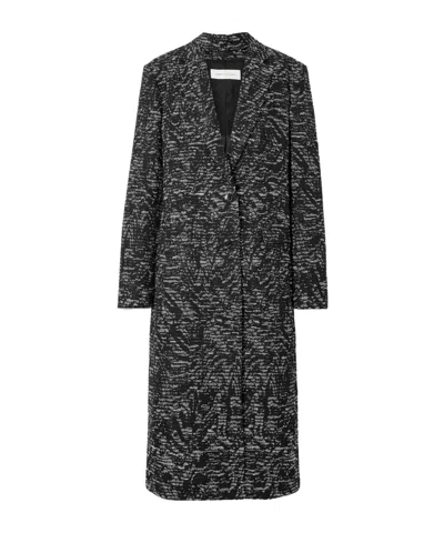 Dries Van Noten Long-sleeved Coat In Black