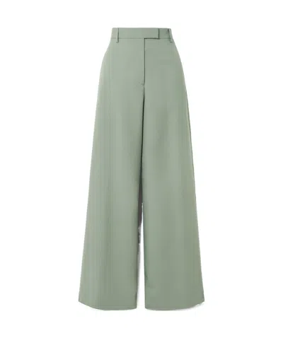 Dries Van Noten Wide-leg Casual Pants In Green
