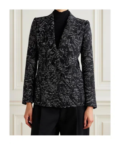 Dries Van Noten Long-sleeved Suit Jacket In Black