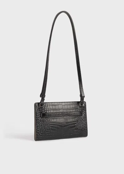 Totême Womens Toteme Belted Leather Cross Body Bag In Black