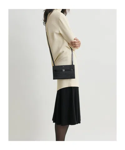 Totême Womens Toteme Belted Leather Cross Body Bag In Black