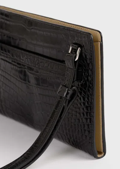 Totême Womens Toteme Belted Leather Cross Body Bag In Black