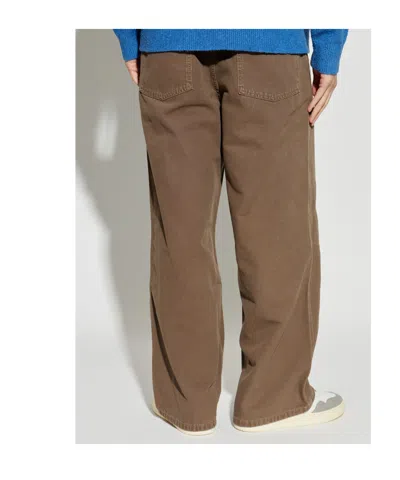 Samsoe & Samsoe Belt Loop Jeans In Brown