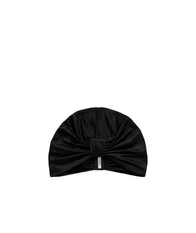 Jennifer Behr Sasha Knotted Hair Wrap In Black