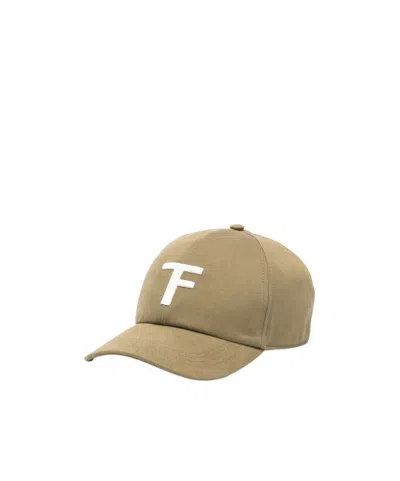 Tom Ford Embroidered-logo Cap In Brown