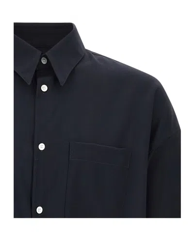 Marni Tropical Wool Shirt Button Down Collar In Multi