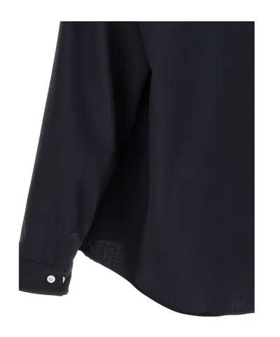 Marni Tropical Wool Shirt Button Down Collar In Multi