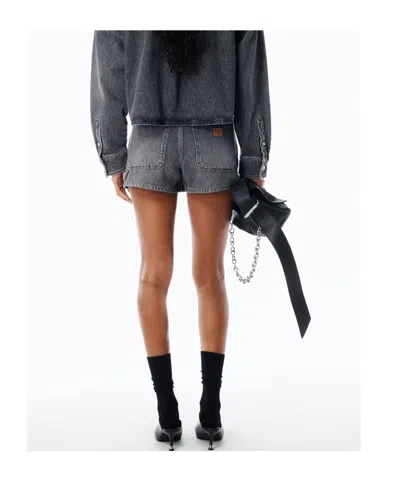 Alexander Wang Carpenter Mini Skort In Gray